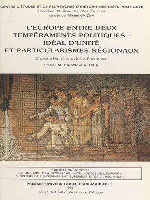 cover image of L'Europe entre deux tempéraments politiques
